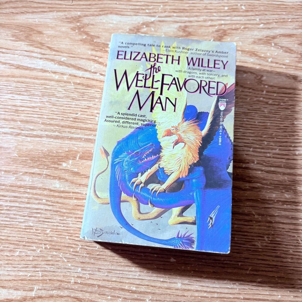 The Well-Favored Man by Elizabeth Willey Vtg Fantasy Scifi Paperback 1st Tor PB